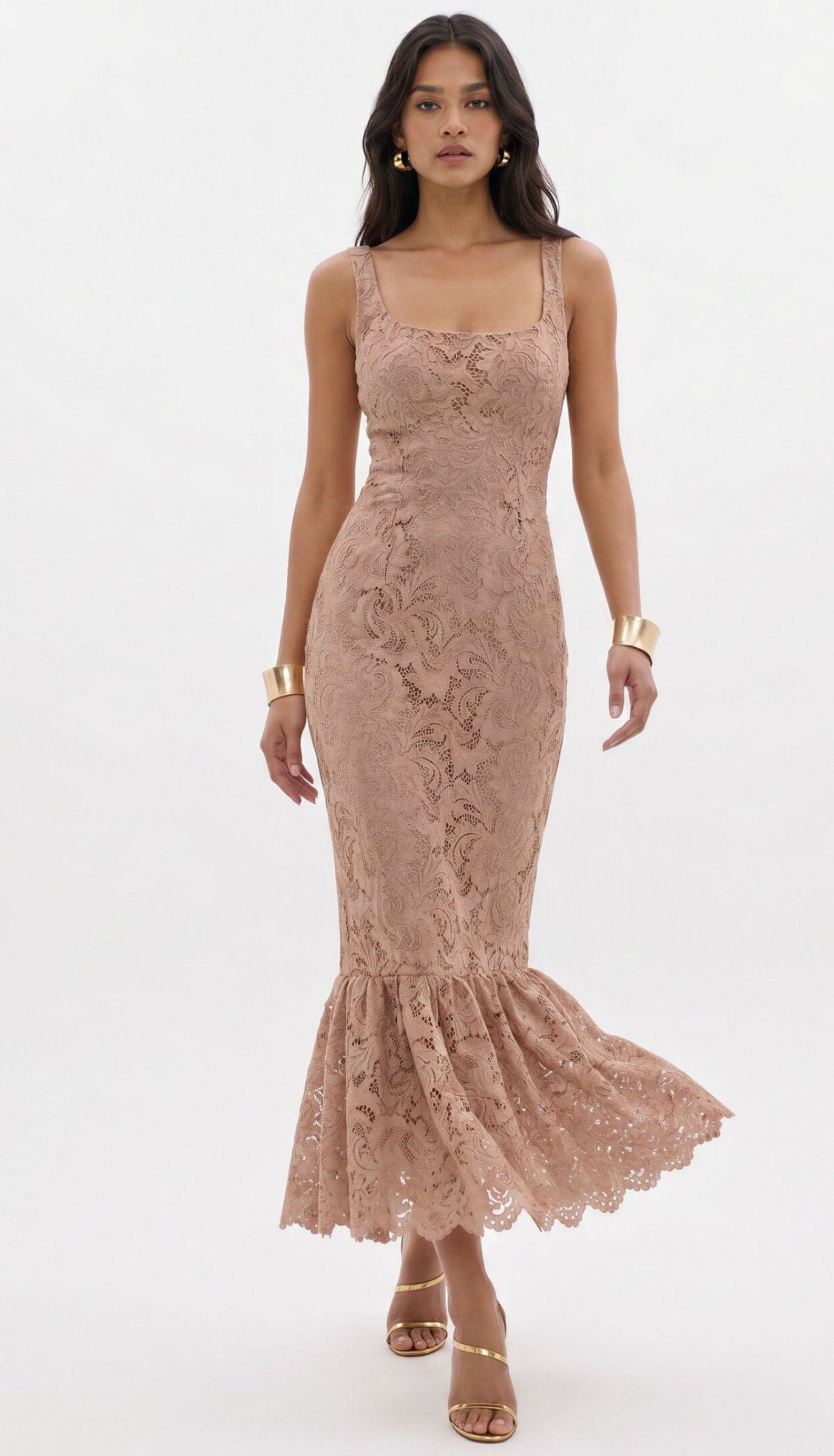 RAISA MIDI DRESS  |  BLUSH  (20002)