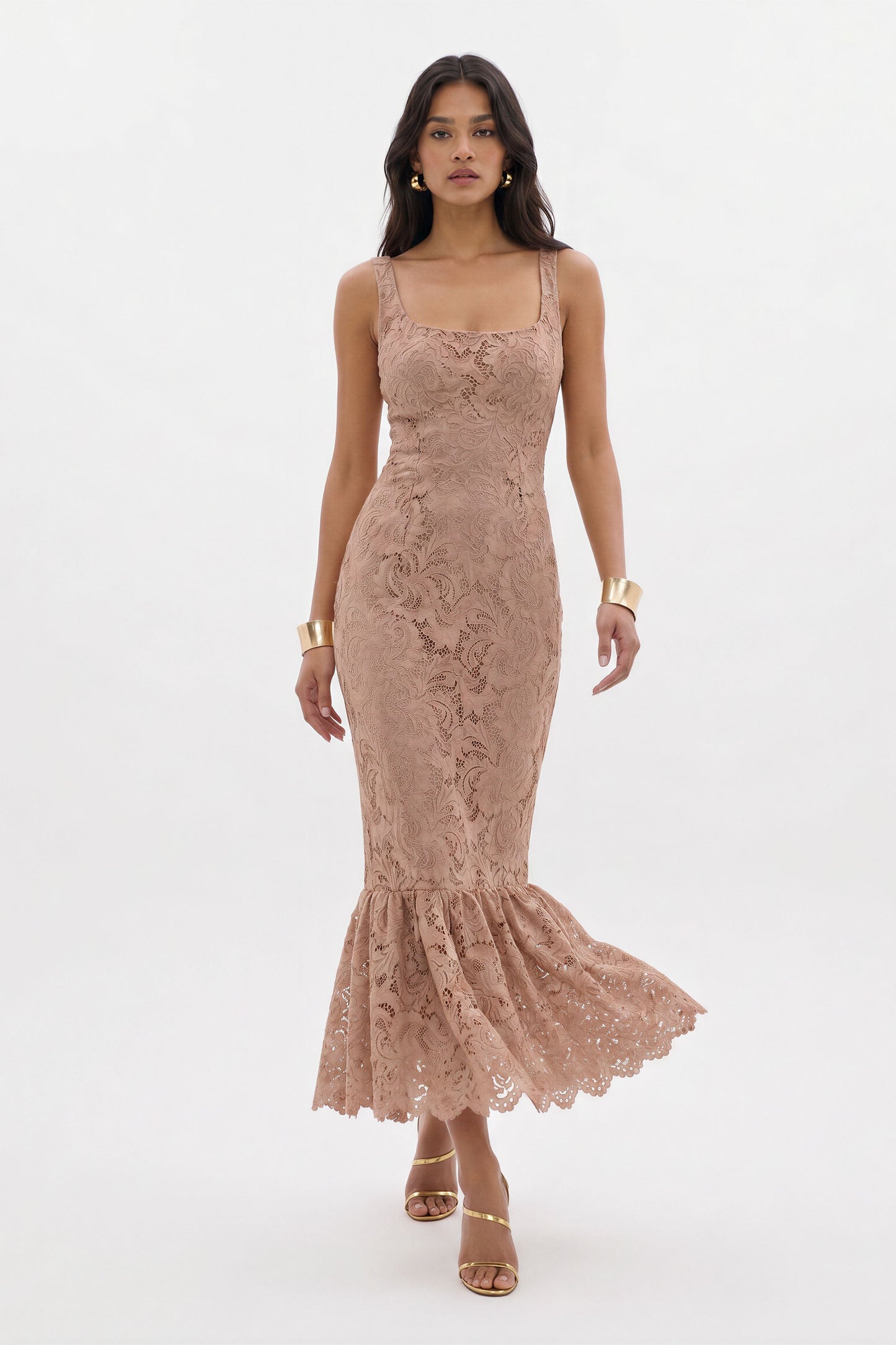 RAISA MIDI DRESS  |  BLUSH  (20002)
