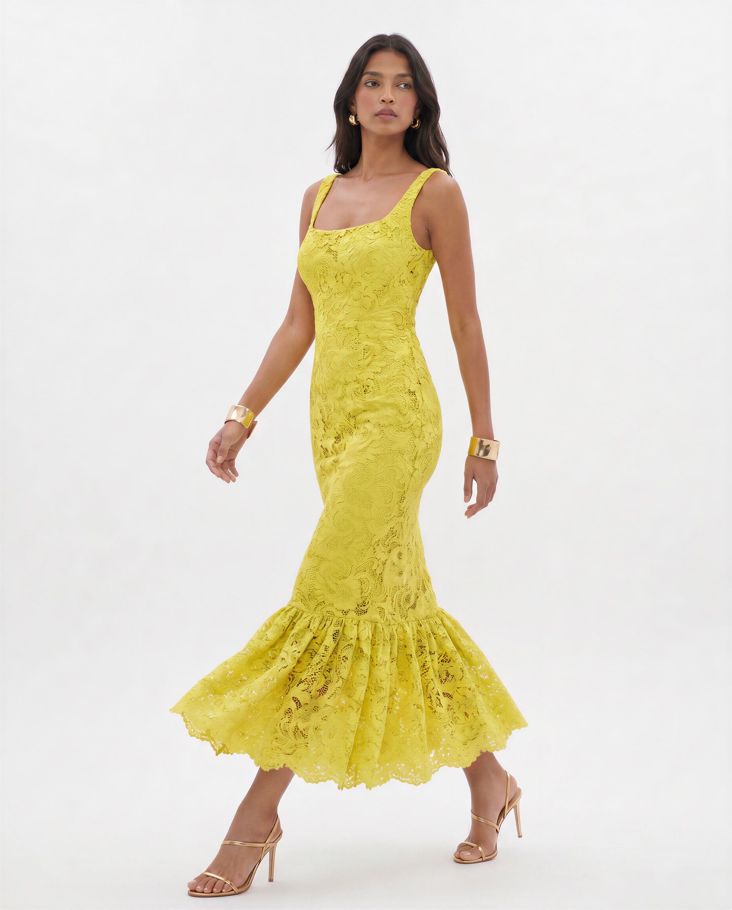 RAISA MIDI DRESS  |  LIMONCELLO   (20002)