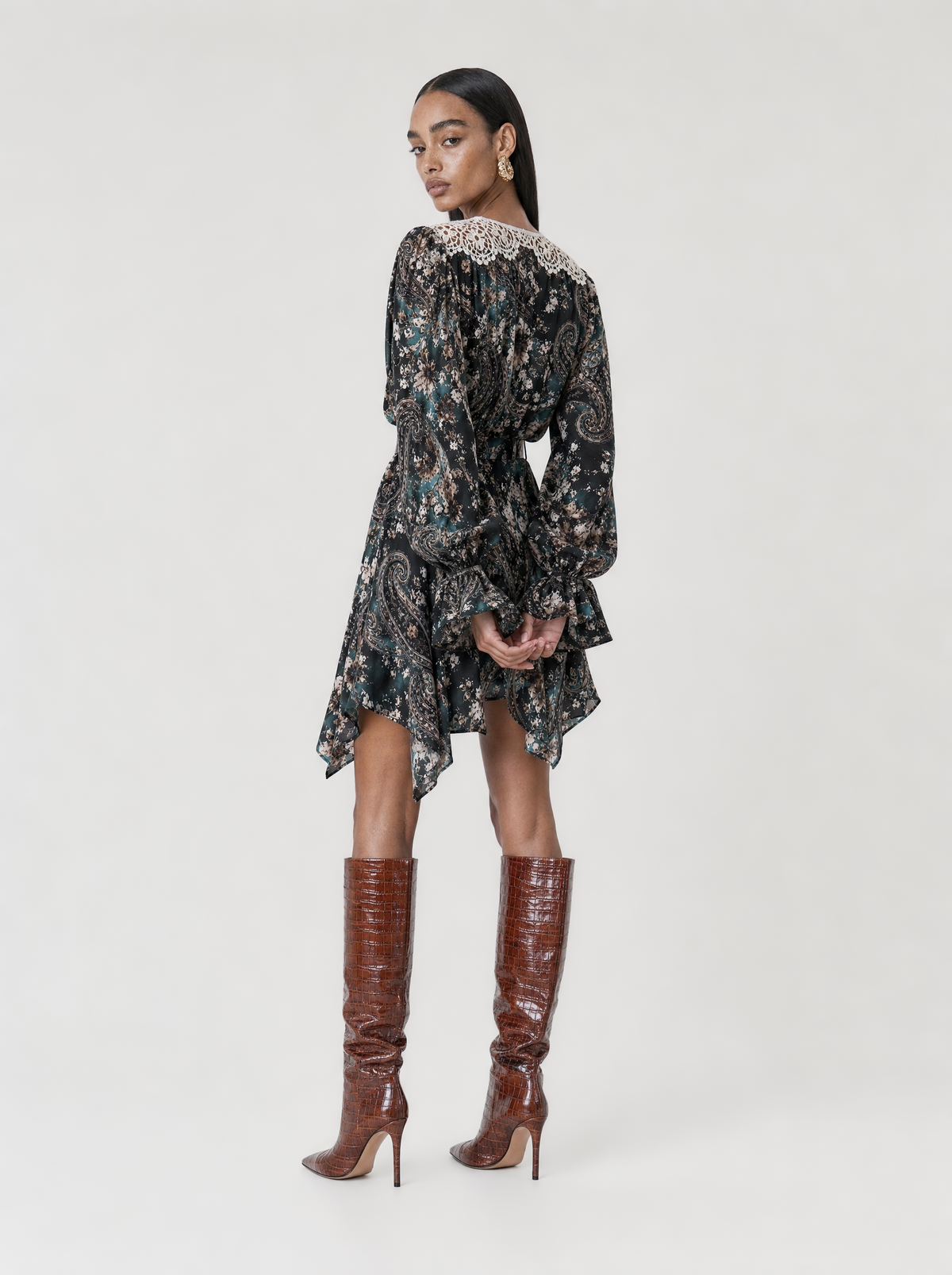 ZINONA MINI DRESS  |  PAISLEY  (210019)