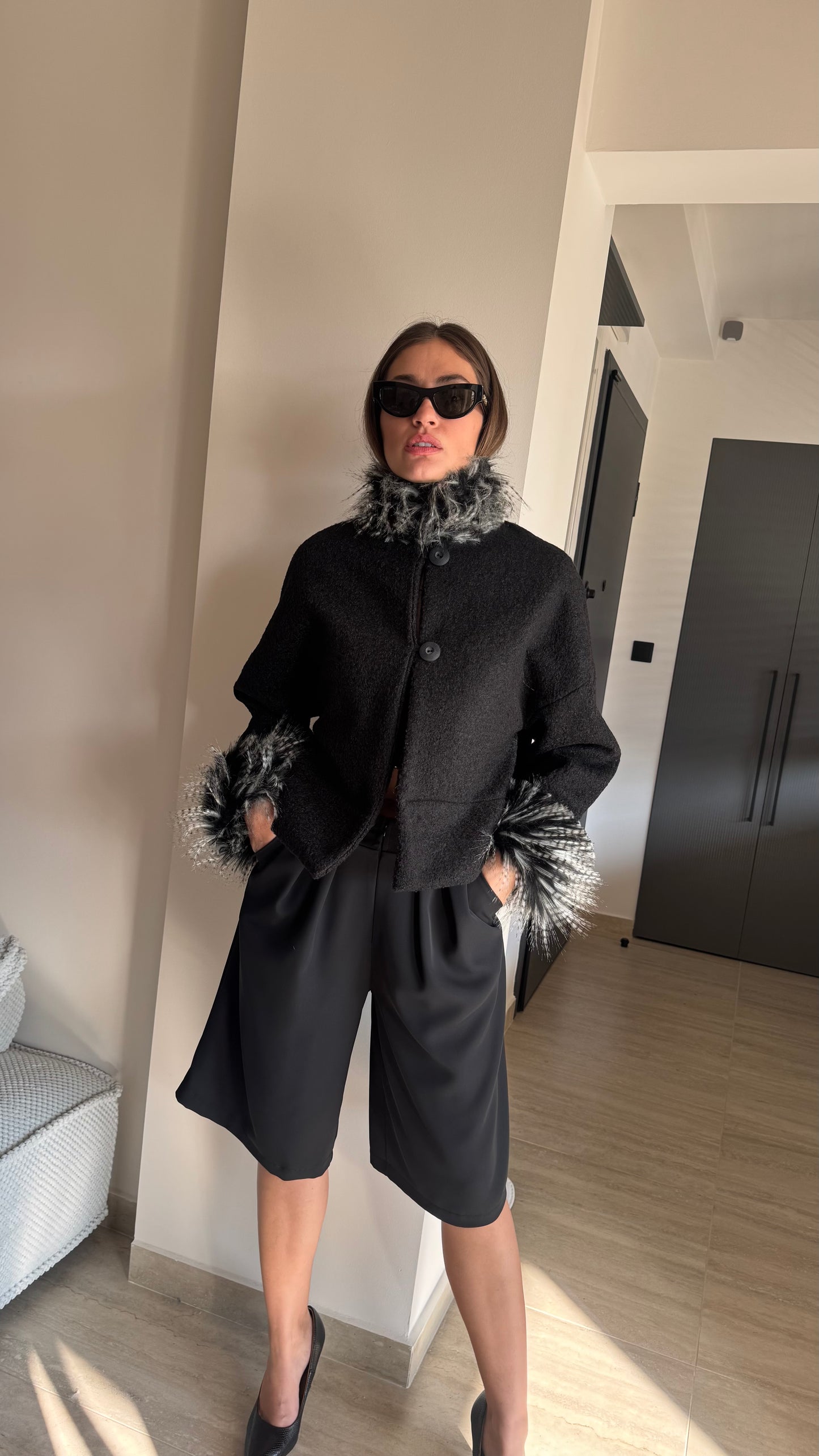 SYLIA COATIGAN | BLACK (19038)