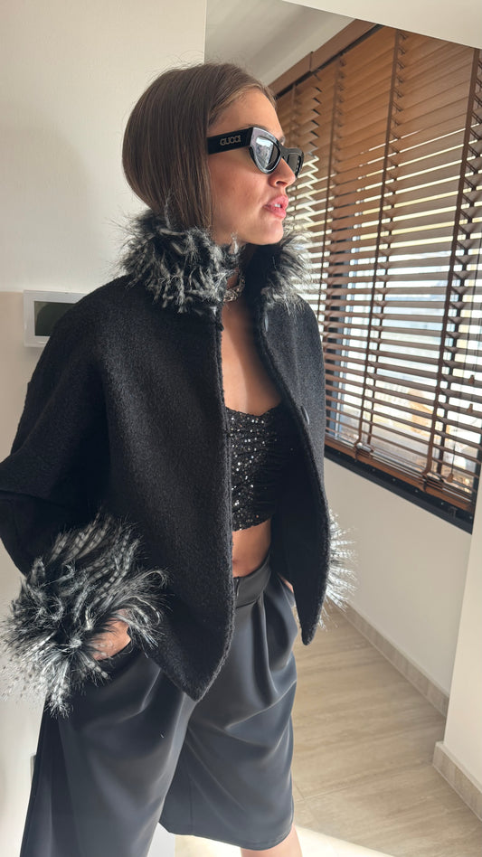 SYLIA COATIGAN | BLACK (19038)